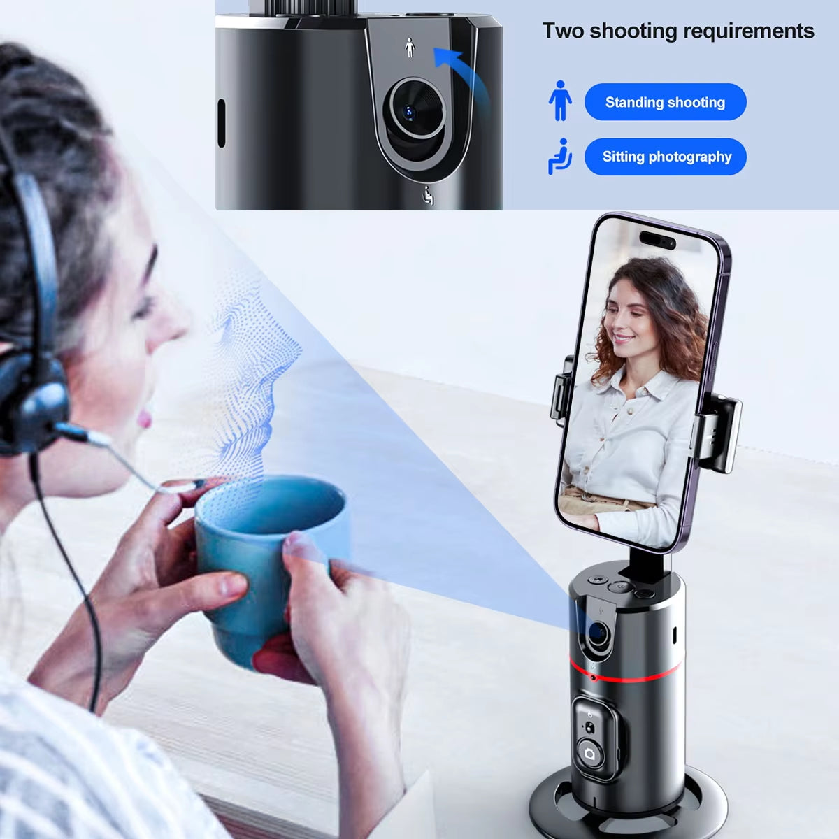 Smart Phone Facial Tracking Stabilizer 